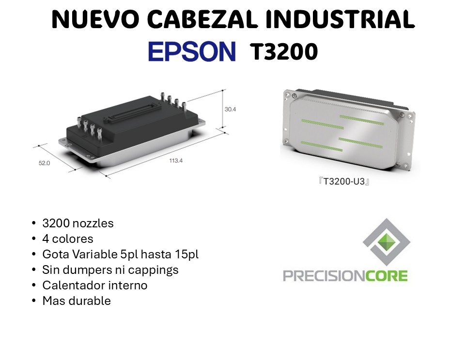 Cabezal Epson T3200